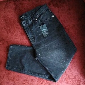 NWT J Brand Black Embellished Jeans